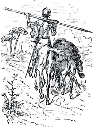 Volume II. CHAPTER VII. THE END. Don Quixote by Miguel de Cervantes (1547-1616). Illustrated by Gustave Doré (1832–1883)