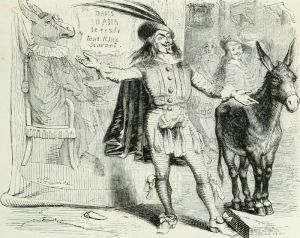 THE CHARLATAN. Fable by Jean de La Fontaine. Illustration by Grandville