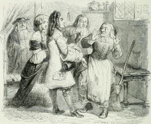 THE FORTUNE-TELLER. Fable by Jean de La Fontaine. Illustration by Grandville