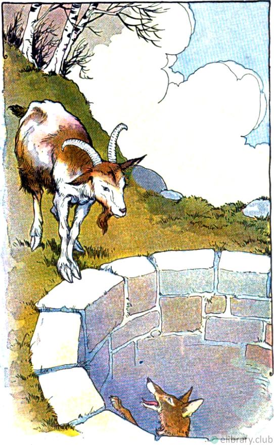 THE FOX AND THE GOAT. Milo Winter, 1919