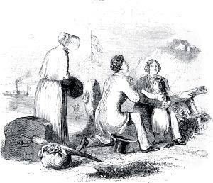 CHAPTER XXXVII. Liberty. Uncle Tom′s Cabin; or, Life Among the Lowly by Harriet Beecher Stowe (1852). Illustrated by Hammatt Billings (1853)