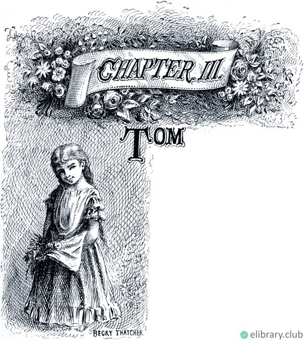 The Adventures of Tom Sawyer. Chapter III. Becky Thatcher. (Tom...)