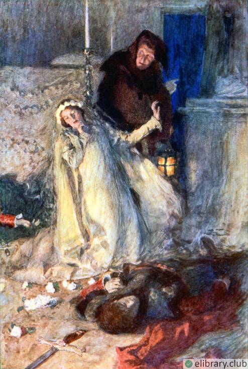 Come, go, good Juliet, I dare no longer stay... Romeo and Juliet by William Shakespeare. 1595. Illustrated by William Hatherell. 1912.
