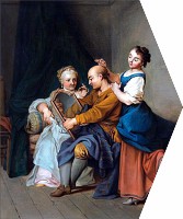 The Middle-Aged Man and the Two Widows by Jean de La Fontaine's